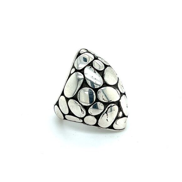 John Hardy Estate Ladies Kali Pebble Marquise Dome Ring Size 6 Silver JH10 - Picture 13 of 13